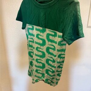 Kids' Green Alligator Print T-Shirt